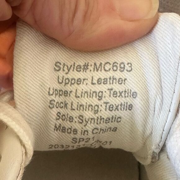 MADEWELL Sidewalk Low Top Snake Embossed Wave Edition Sneakers Shoes Women's 7 - Picture 10 of 12